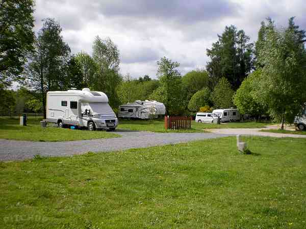 Hardstanding and grass pitches all served with electricity Hardstanding and grass pitches all served with electricity
