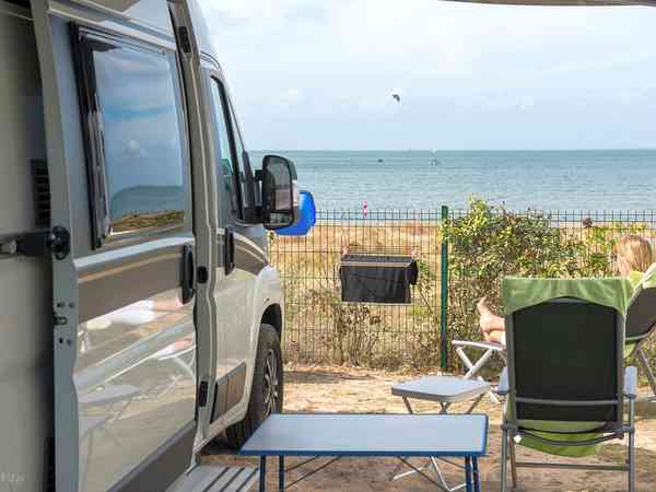 Electric optional grass and earth tent, trailer tent or touring caravan pitch