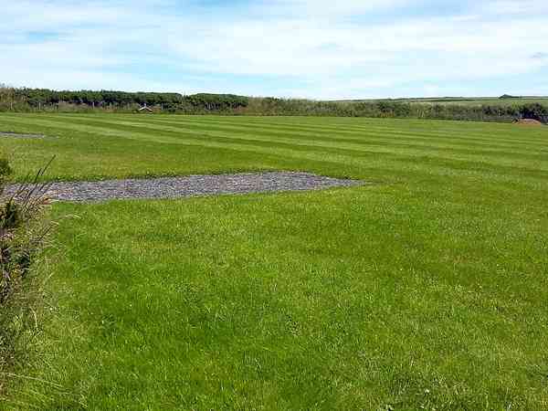 Hardstanding pitch overlooking the grass field Hardstanding pitch overlooking the grass field