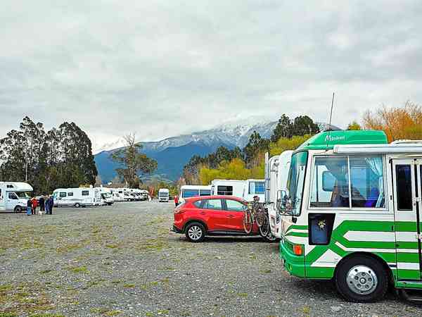 Unpowered gravel campervan site