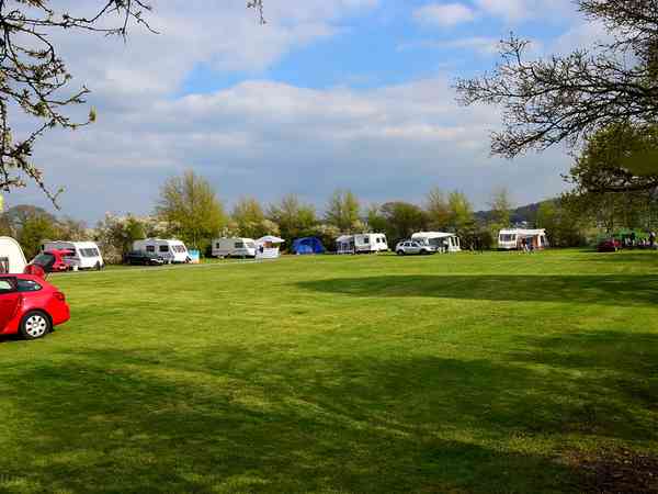 Parcela de césped con electricidad para caravanas y autocaravanas Field 1 (pequeña)