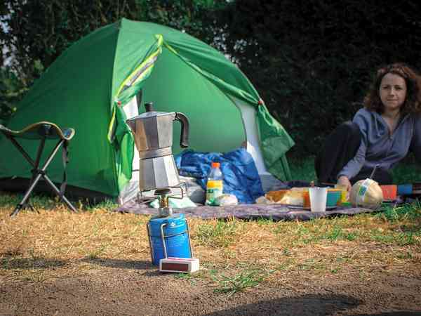 Emplacement pour tente sur herbe sans électricité