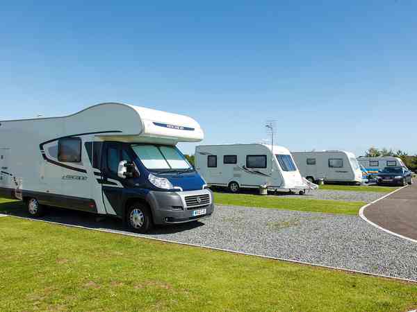 Spacious pitches Spacious pitches