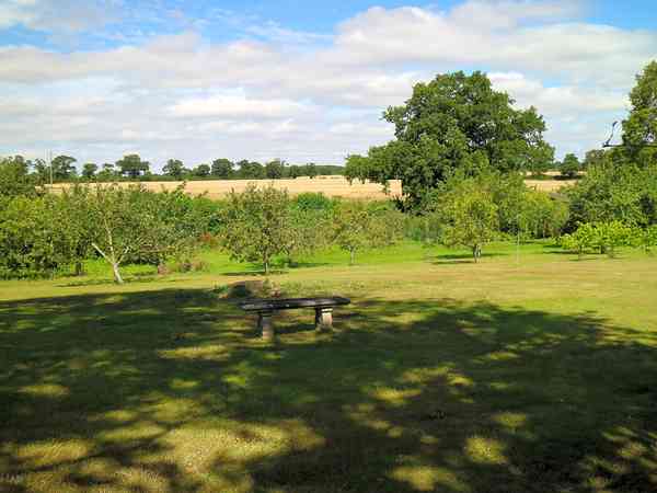 Unpowered grass motorhome site