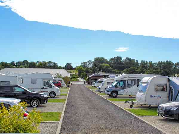 Electric optional hardstanding touring pitch
