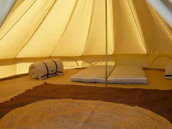 Bell tent all ready for you Bell tent all ready for you