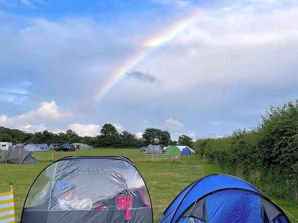 Non-electric grass tent or motorhome pitch (family)