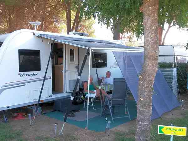 Spacious camping pitch Spacious camping pitch