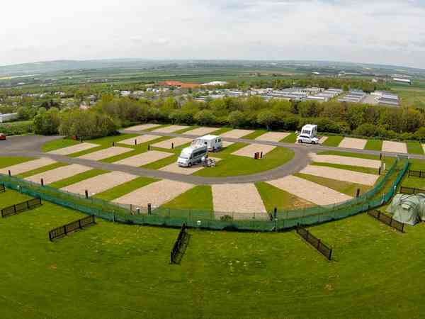Upper area fully-serviced gravel caravan site (super)