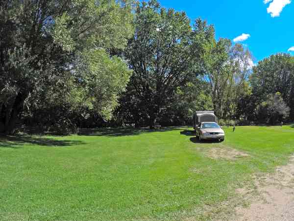 20-amp powered grass and gravel site