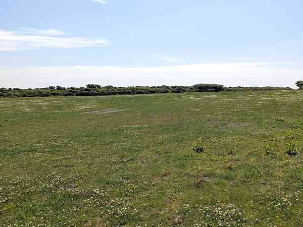 Non-electric grass touring pitch