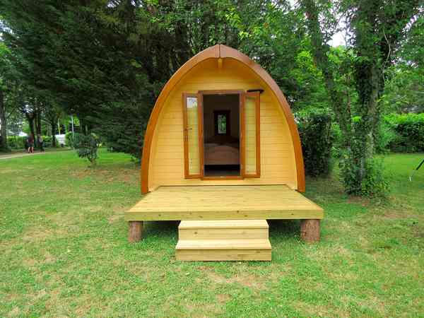 Le Pod domek letniskowy w kształcie kapsuły