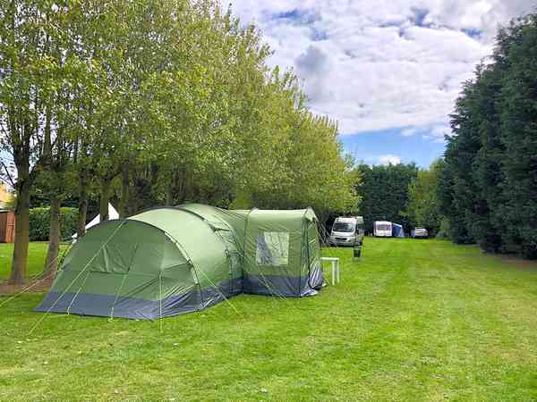 Spacious pitches with electricity Spacious pitches with electricity