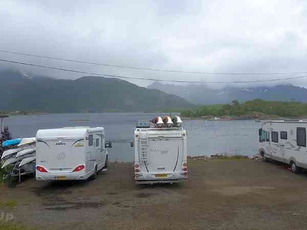 Electric grass campervan pitch