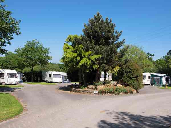 Fully-serviced hardstanding touring pitch (premium)