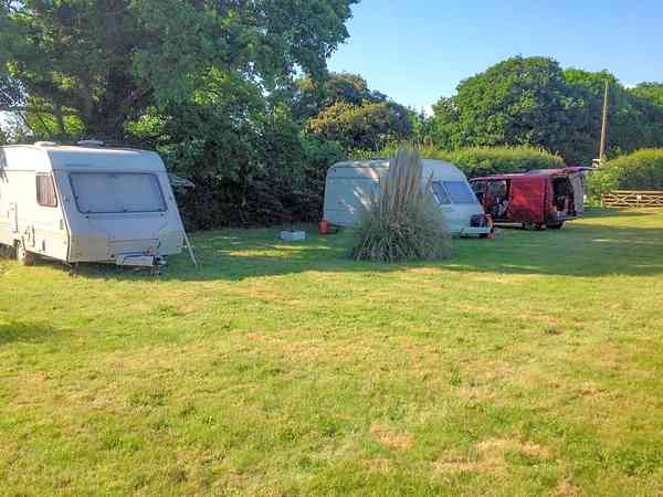 Peartree non-electric grass touring pitch