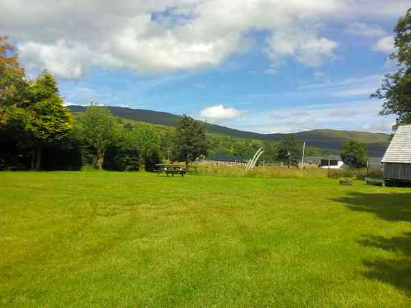 Plass for telt på gressplen , uten strøm (alene)