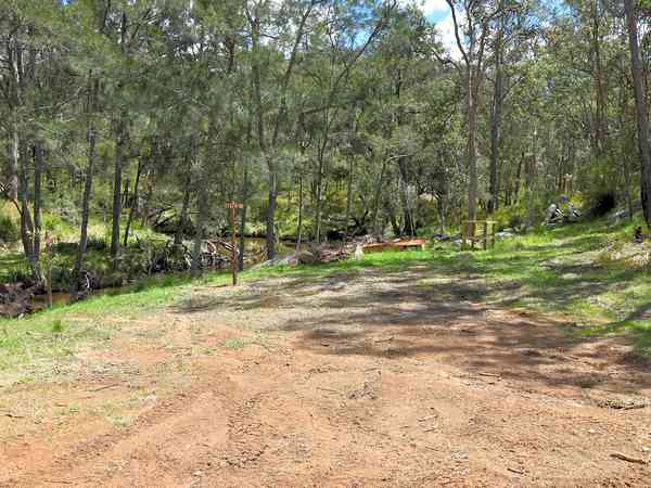 Unpowered grass and earth tent, trailer tent or caravan site