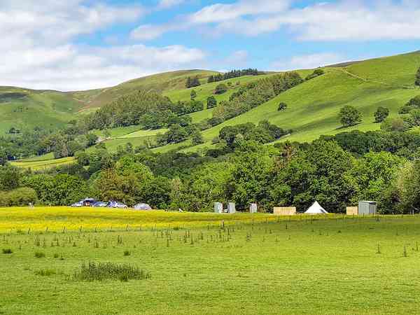 Unpowered grass tent or trailer tent site