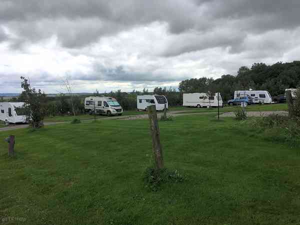 Electric hardstanding campervan pitch