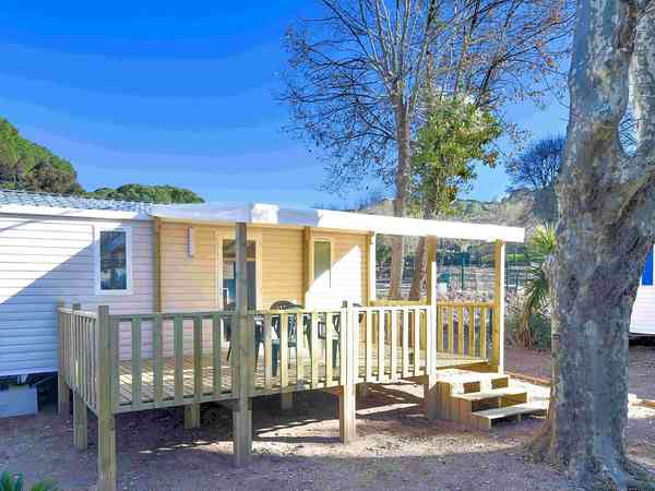 Mobil-home Mercure 2 chambres (terrasse couverte, 4 personnes)