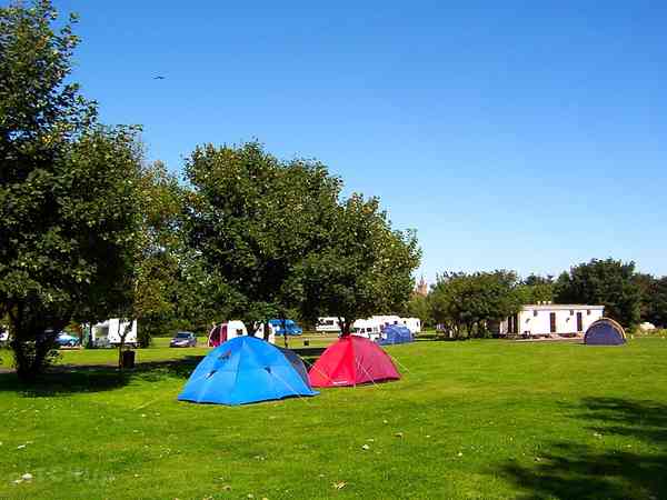 Non-electric grass tent pitch (small)