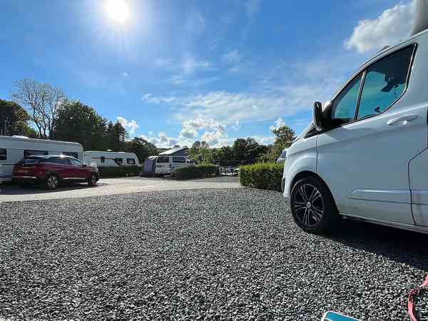 Electric hardstanding touring pitch (comfort)