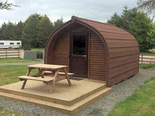 camping-pod (til 2 personer)