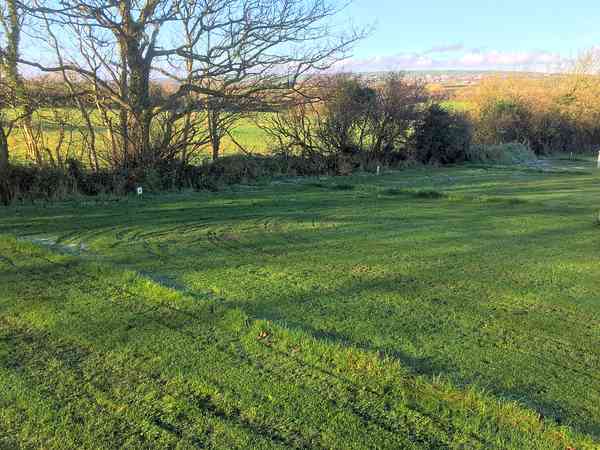 Electric optional grass tent pitch (small)