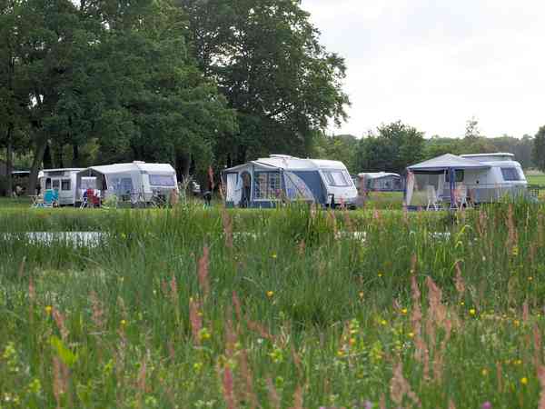 Fully-serviced grass pitch (comfort)