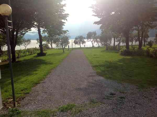 Electric grass pitch (lake view)