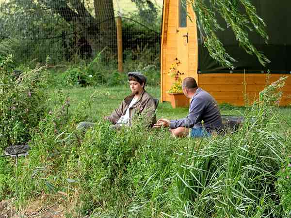 The Moat camping pod