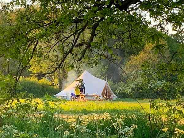 Ivy bell tent (wood-burning stove)