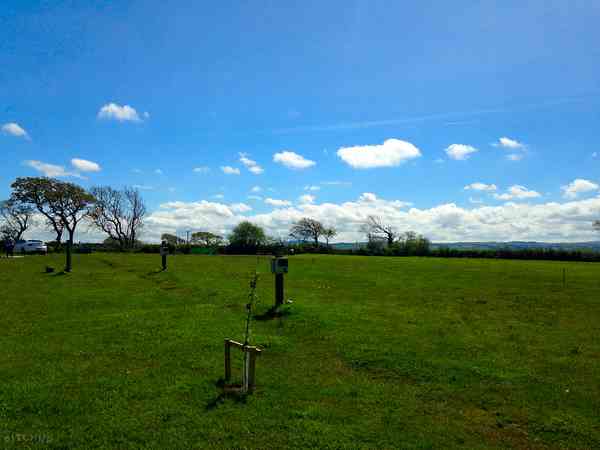 Three-acre site with plenty of room and space between pitches Three-acre site with plenty of room and space between pitches