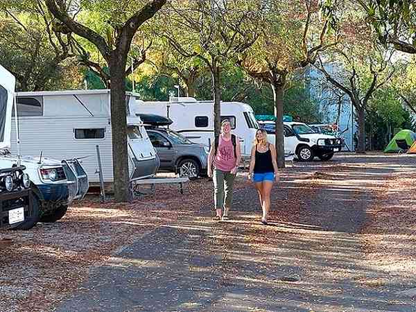 FHU gravel travel trailer site