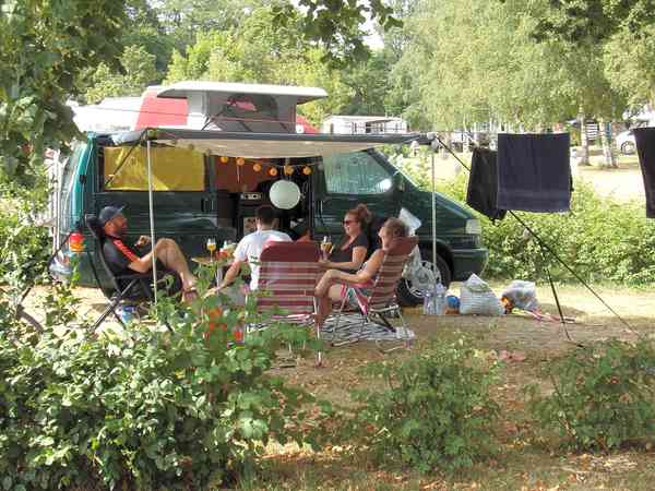 Electric optional grass touring pitch (comfort)