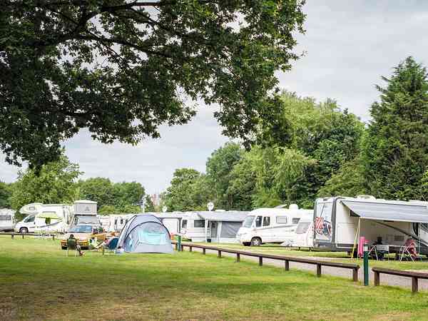 Electric optional hardstanding touring pitch