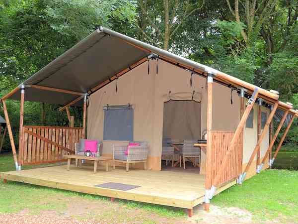 Safari tent in the woods Safari tent in the woods
