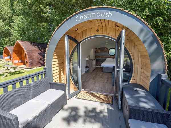 Camping-pod (kjæledyrvennlig, premium)