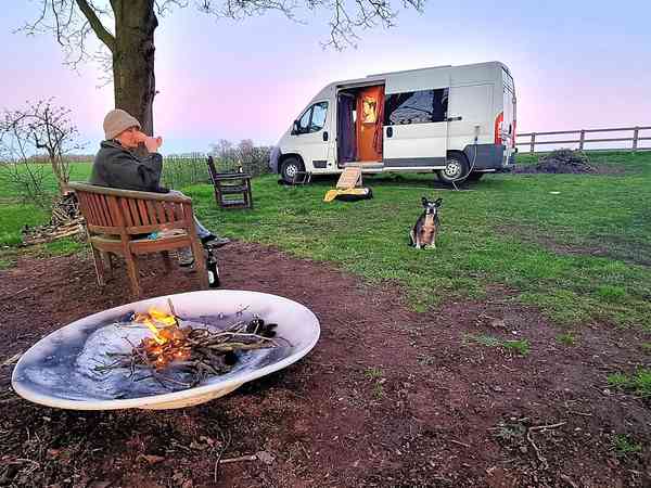 River View powered grass tent or RV site