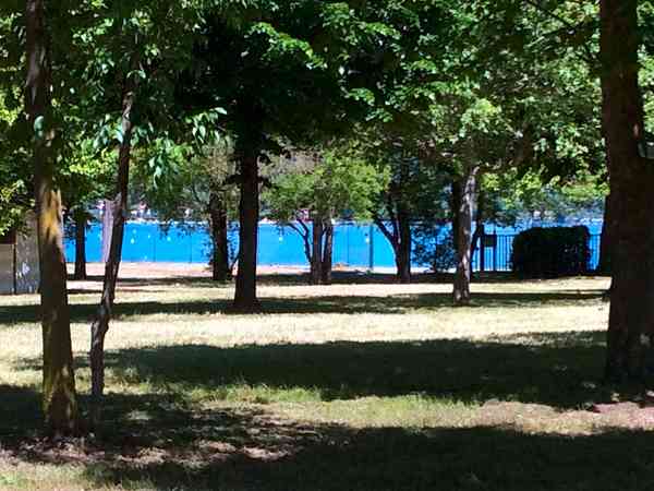 Electric grass pitch (lake view)