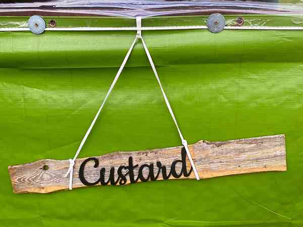 Custard non-electric grass tent pitch