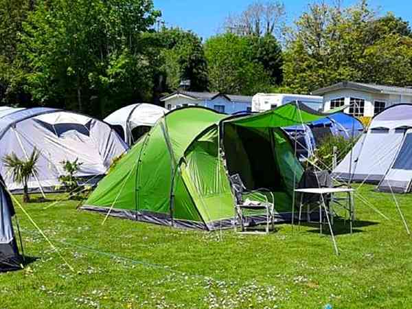 Lote para tenda de grama com eletricidade (máximo 3 adultos, sem toldo)