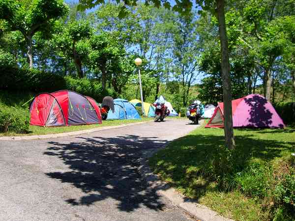 Non-electric grass tent pitch (no cars)
