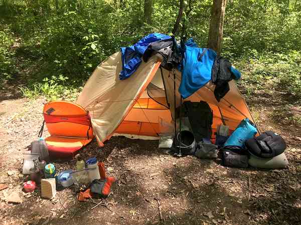 Primitive forest floor tent site (two person)