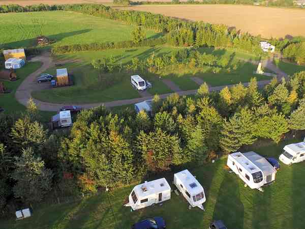 A bird's-eye view of the site A bird's-eye view of the site