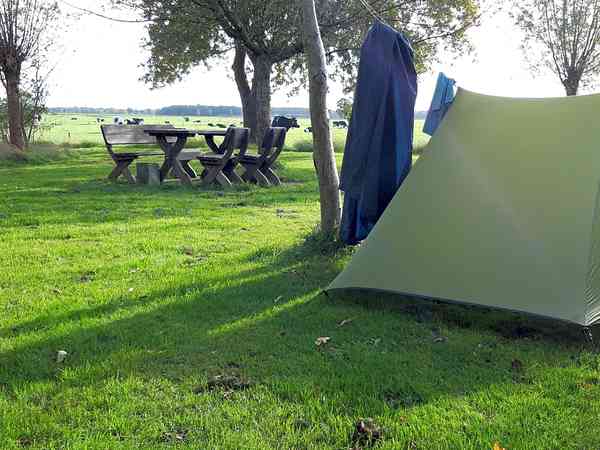 Spacious pitches with outdoor tables Spacious pitches with outdoor tables
