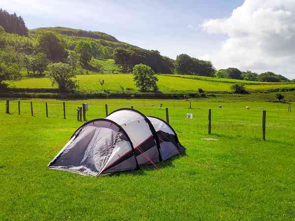 Electric grass tent pitch (small)