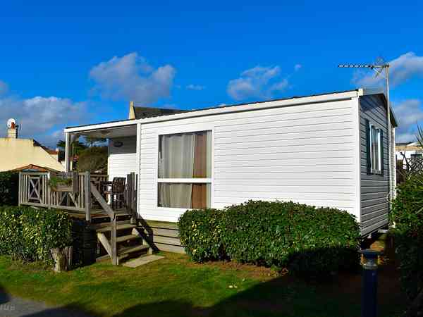 stationær campingvogn 2 soveværelser (budget)