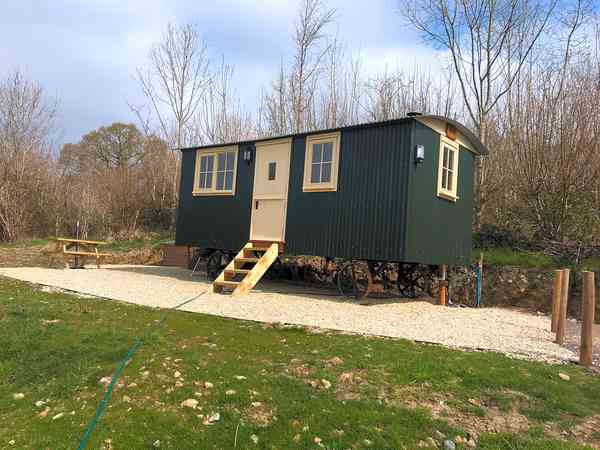Oak shepherd's hut